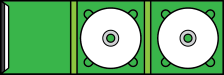 Digipak - 6 Panel - 2 Disc - Center and Right Tray - with Print Insert Pocket