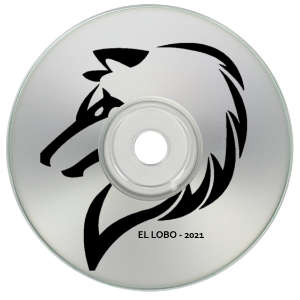 Black Text on Silver CD Black Text on Silver CD