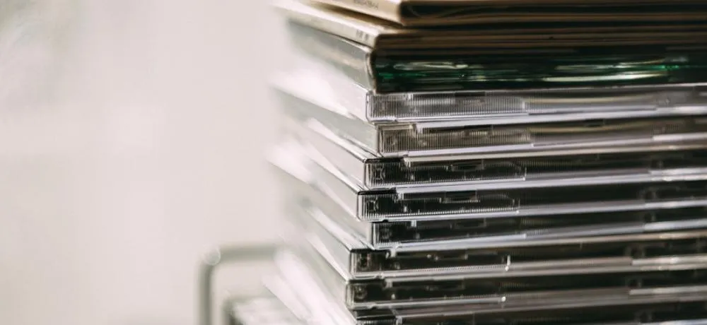 Stack of Disc Cases
