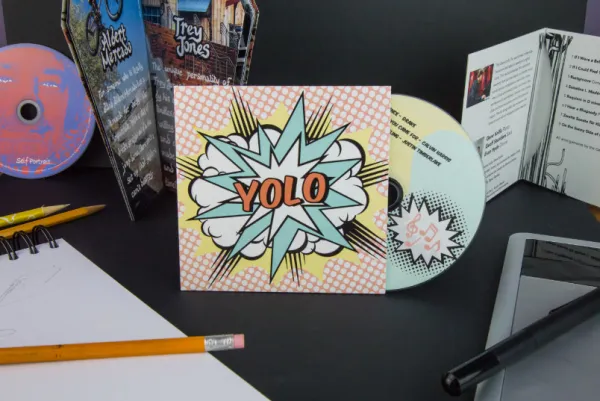 CD album cover with custom artwork
