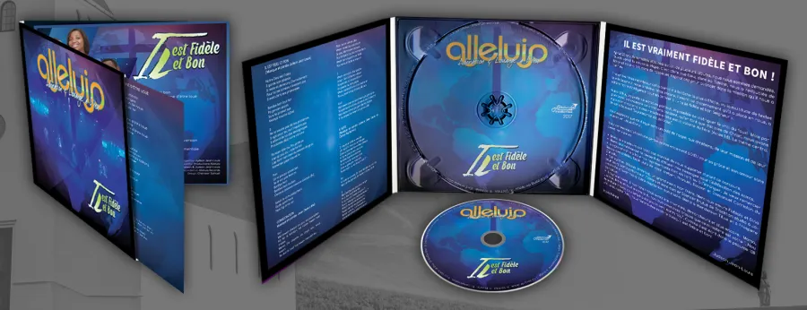 6-Panel Digipak with Tube Pocket